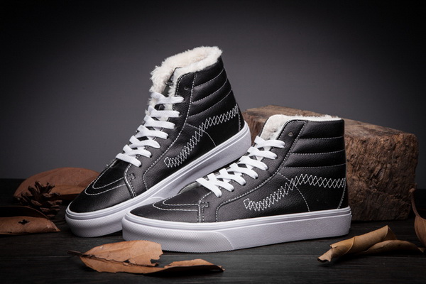 Vans High Top Shoes Lined with fur--033